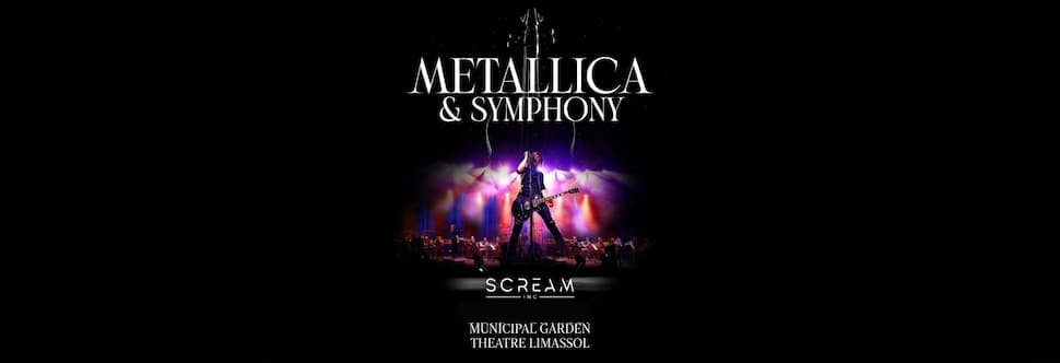 Metallica Scream — Symphony Tribute — official event poster