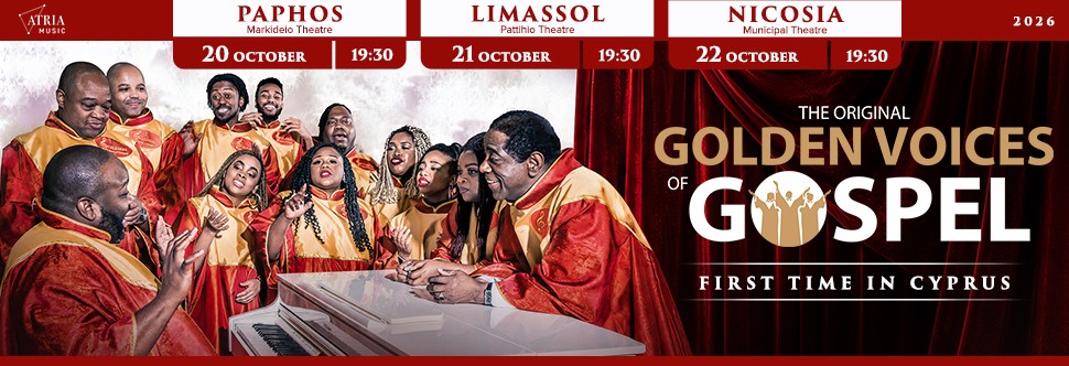 The Golden Voices of Gospel — official event poster