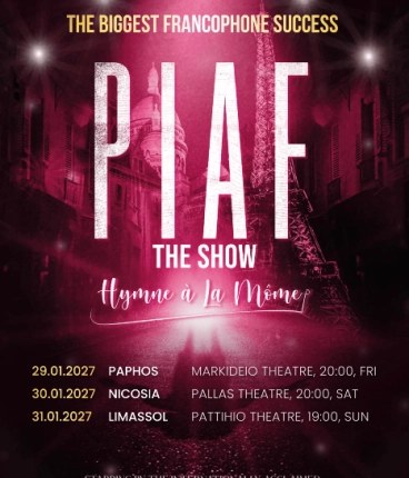 Piaf! The Show — official event artwork
