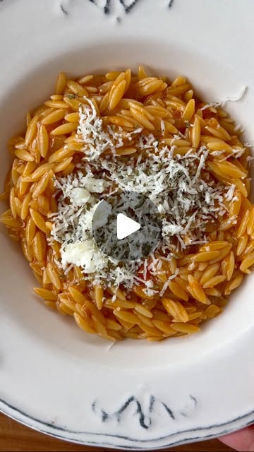 Illustrative plated pasta